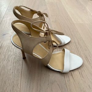 Barely worn Ivanka Trump strappy heels size 7 1/2